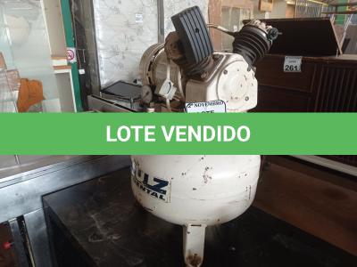 LOTE 325 - 01 COMPRESSOR ODONTOLÓGICO MARCA SCHULZ MODELO MSV6-30 C/AVARIAS. (NO ESTADO) ATENÇÃO! FAZER A VISITAÇÃO ANTES DE ARREMATAR, NÃO SABEMOS SE FUNCIONA. LEILÃO NÃO TEM GARANTIA E NEM DEVOLUÇÃO, SUJEITO A POSSÍVEIS AVARIAS VISÍVEIS/OCULTAS E/OU AUSÊNCIA DE COMPONENTES.