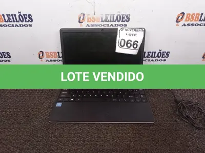 LOTE 066 - 01 NOTEBOOK MARCA MULTILASER. (NO ESTADO) ATENÇÃO! FAZER A VISITAÇÃO ANTES DE ARREMATAR, NÃO SABEMOS SE FUNCIONA. LEILÃO NÃO TEM GARANTIA E NEM DEVOLUÇÃO, SUJEITO A POSSÍVEIS AVARIAS VISÍVEIS/OCULTAS E/OU AUSÊNCIA DE COMPONENTES.