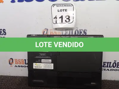 LOTE 113 - 01 NOTEBOOK MARCA POSTIVO. (NO ESTADO) ATENÇÃO! FAZER A VISITAÇÃO ANTES DE ARREMATAR, NÃO SABEMOS SE FUNCIONA. LEILÃO NÃO TEM GARANTIA E NEM DEVOLUÇÃO, SUJEITO A POSSÍVEIS AVARIAS VISÍVEIS/OCULTAS E/OU AUSÊNCIA DE COMPONENTES.