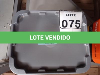 LOTE 075 - 01 GALÃO DE TINTA FOSCO BRANCO 18L MARCA SUVINIL(NOVO). (NO ESTADO) ATENÇÃO! FAZER A VISITAÇÃO ANTES DE ARREMATAR, NÃO SABEMOS SE FUNCIONA. LEILÃO NÃO TEM GARANTIA E NEM DEVOLUÇÃO, SUJEITO A POSSÍVEIS AVARIAS VISÍVEIS/OCULTAS E/OU AUSÊNCIA DE COMPONENTES.