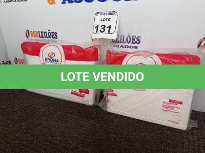 LOTE 131 - 01 CAIXA DE PASSAGEM E 01 QUADRO DE DISTRIBUIÇÃO MARCA KRONA(NOVO). (NO ESTADO) ATENÇÃO! FAZER A VISITAÇÃO ANTES DE ARREMATAR, NÃO SABEMOS SE FUNCIONA. LEILÃO NÃO TEM GARANTIA E NEM DEVOLUÇÃO, SUJEITO A POSSÍVEIS AVARIAS VISÍVEIS/OCULTAS E/OU AUSÊNCIA DE COMPONENTES.