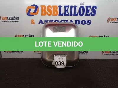 LOTE 039 - 01 CUBA EM AÇO INOX STANDARD MARCA FABRINOX 400X340X140MM(NOVO). (NO ESTADO) ATENÇÃO! FAZER A VISITAÇÃO ANTES DE ARREMATAR, NÃO SABEMOS SE FUNCIONA. LEILÃO NÃO TEM GARANTIA E NEM DEVOLUÇÃO, SUJEITO A POSSÍVEIS AVARIAS VISÍVEIS/OCULTAS E/OU AUSÊNCIA DE COMPONENTES.