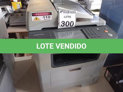 LOTE 300 - 01 IMPRESSORA MULTIFUNCIONAL MARCA SAMSUNG MODELO SCX5835FN. (NO ESTADO) ATENÇÃO! FAZER A VISITAÇÃO ANTES DE ARREMATAR, NÃO SABEMOS SE FUNCIONA. LEILÃO NÃO TEM GARANTIA E NEM DEVOLUÇÃO, SUJEITO A POSSÍVEIS AVARIAS VISÍVEIS/OCULTAS E/OU AUSÊNCIA DE COMPONENTES.