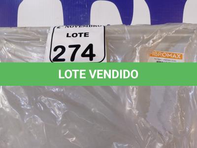 LOTE 274 - 01 PIA 1.0X50CM(NOVO). (NO ESTADO) ATENÇÃO! FAZER A VISITAÇÃO ANTES DE ARREMATAR, NÃO SABEMOS SE FUNCIONA. LEILÃO NÃO TEM GARANTIA E NEM DEVOLUÇÃO, SUJEITO A POSSÍVEIS AVARIAS VISÍVEIS/OCULTAS E/OU AUSÊNCIA DE COMPONENTES.