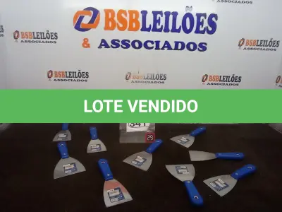 LOTE 341 - 09 ESPÁTULAS MODELOS DIVERSOS MARCA TIGRE(NOVO). (NO ESTADO) ATENÇÃO! FAZER A VISITAÇÃO ANTES DE ARREMATAR, NÃO SABEMOS SE FUNCIONA. LEILÃO NÃO TEM GARANTIA E NEM DEVOLUÇÃO, SUJEITO A POSSÍVEIS AVARIAS VISÍVEIS/OCULTAS E/OU AUSÊNCIA DE COMPONENTES.