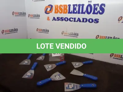 LOTE 341 - 09 ESPÁTULAS MODELOS DIVERSOS MARCA TIGRE(NOVO). (NO ESTADO) ATENÇÃO! FAZER A VISITAÇÃO ANTES DE ARREMATAR, NÃO SABEMOS SE FUNCIONA. LEILÃO NÃO TEM GARANTIA E NEM DEVOLUÇÃO, SUJEITO A POSSÍVEIS AVARIAS VISÍVEIS/OCULTAS E/OU AUSÊNCIA DE COMPONENTES.