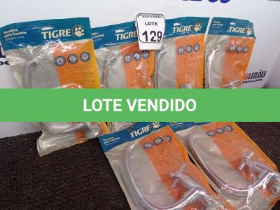LOTE 129 - 06 TORNEIRAS MARCA TIGRE MODELOS DIVERSOS(NOVO). (NO ESTADO) ATENÇÃO! FAZER A VISITAÇÃO ANTES DE ARREMATAR, NÃO SABEMOS SE FUNCIONA. LEILÃO NÃO TEM GARANTIA E NEM DEVOLUÇÃO, SUJEITO A POSSÍVEIS AVARIAS VISÍVEIS/OCULTAS E/OU AUSÊNCIA DE COMPONENTES.