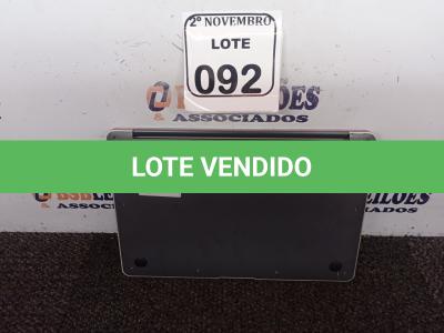 LOTE 092 - 01 NOTEBOOK MARCA POSITIVO. (NO ESTADO) ATENÇÃO! FAZER A VISITAÇÃO ANTES DE ARREMATAR, NÃO SABEMOS SE FUNCIONA. LEILÃO NÃO TEM GARANTIA E NEM DEVOLUÇÃO, SUJEITO A POSSÍVEIS AVARIAS VISÍVEIS/OCULTAS E/OU AUSÊNCIA DE COMPONENTES.
