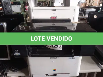LOTE 233 - 04 IMPRESSORAS MARCAS E MODELOS DIVERSOS SENDO UMA MULTIFUNCIONAL MARCA OKI.  (NO ESTADO) ATENÇÃO! FAZER A VISITAÇÃO ANTES DE ARREMATAR, NÃO SABEMOS SE FUNCIONA. LEILÃO NÃO TEM GARANTIA E NEM DEVOLUÇÃO, SUJEITO A POSSÍVEIS AVARIAS VISÍVEIS/OCULTAS E/OU AUSÊNCIA DE COMPONENTES.