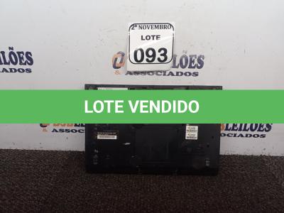 LOTE 093 - 01 NOTEBOOK MARCA LENOVO. (NO ESTADO) ATENÇÃO! FAZER A VISITAÇÃO ANTES DE ARREMATAR, NÃO SABEMOS SE FUNCIONA. LEILÃO NÃO TEM GARANTIA E NEM DEVOLUÇÃO, SUJEITO A POSSÍVEIS AVARIAS VISÍVEIS/OCULTAS E/OU AUSÊNCIA DE COMPONENTES.