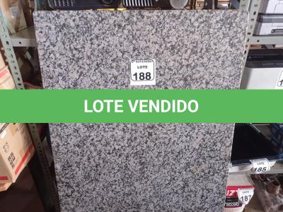 LOTE 188 - 01 PEDRA EM MÁRMORE 1.40X80CM. (NO ESTADO) ATENÇÃO! FAZER A VISITAÇÃO ANTES DE ARREMATAR, NÃO SABEMOS SE FUNCIONA. LEILÃO NÃO TEM GARANTIA E NEM DEVOLUÇÃO, SUJEITO A POSSÍVEIS AVARIAS VISÍVEIS/OCULTAS E/OU AUSÊNCIA DE COMPONENTES.