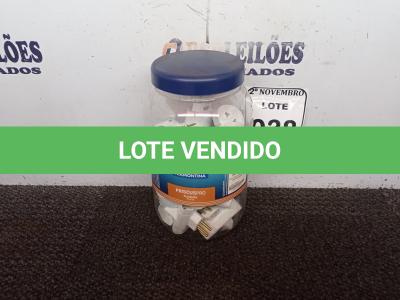 LOTE 038 - 01 POTE COM VÁRIOS PLUGS DE TOMADAS MODELOS DIVERSOS(NOVO). (NO ESTADO) ATENÇÃO! FAZER A VISITAÇÃO ANTES DE ARREMATAR, NÃO SABEMOS SE FUNCIONA. LEILÃO NÃO TEM GARANTIA E NEM DEVOLUÇÃO, SUJEITO A POSSÍVEIS AVARIAS VISÍVEIS/OCULTAS E/OU AUSÊNCIA DE COMPONENTES.
