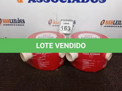 LOTE 163 - 02 CAIXAS SIFONADAS MARCA KRONA(NOVO). (NO ESTADO) ATENÇÃO! FAZER A VISITAÇÃO ANTES DE ARREMATAR, NÃO SABEMOS SE FUNCIONA. LEILÃO NÃO TEM GARANTIA E NEM DEVOLUÇÃO, SUJEITO A POSSÍVEIS AVARIAS VISÍVEIS/OCULTAS E/OU AUSÊNCIA DE COMPONENTES.