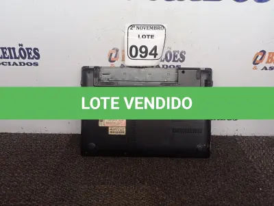 LOTE 094 - 01 NOTEBOOK MARCA SAMSUMG. (NO ESTADO) ATENÇÃO! FAZER A VISITAÇÃO ANTES DE ARREMATAR, NÃO SABEMOS SE FUNCIONA. LEILÃO NÃO TEM GARANTIA E NEM DEVOLUÇÃO, SUJEITO A POSSÍVEIS AVARIAS VISÍVEIS/OCULTAS E/OU AUSÊNCIA DE COMPONENTES.
