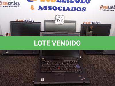 LOTE 127 - 04 NOTEBOOKS MARCAS E MODELOS DIVERSOS P/RETIRADA DE PEÇAS. (NO ESTADO) ATENÇÃO! FAZER A VISITAÇÃO ANTES DE ARREMATAR, NÃO SABEMOS SE FUNCIONA. LEILÃO NÃO TEM GARANTIA E NEM DEVOLUÇÃO, SUJEITO A POSSÍVEIS AVARIAS VISÍVEIS/OCULTAS E/OU AUSÊNCIA DE COMPONENTES.