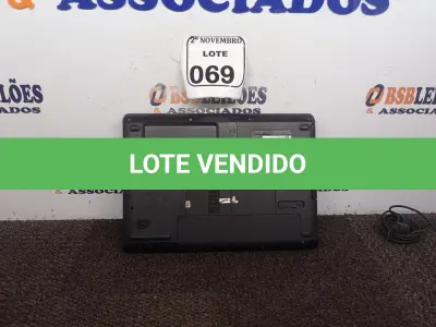 LOTE 069 - 01 NOTEBOOK MARCA HP. (NO ESTADO) ATENÇÃO! FAZER A VISITAÇÃO ANTES DE ARREMATAR, NÃO SABEMOS SE FUNCIONA. LEILÃO NÃO TEM GARANTIA E NEM DEVOLUÇÃO, SUJEITO A POSSÍVEIS AVARIAS VISÍVEIS/OCULTAS E/OU AUSÊNCIA DE COMPONENTES.