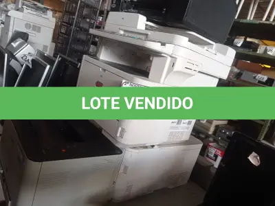 LOTE 233 - 04 IMPRESSORAS MARCAS E MODELOS DIVERSOS SENDO UMA MULTIFUNCIONAL MARCA OKI.  (NO ESTADO) ATENÇÃO! FAZER A VISITAÇÃO ANTES DE ARREMATAR, NÃO SABEMOS SE FUNCIONA. LEILÃO NÃO TEM GARANTIA E NEM DEVOLUÇÃO, SUJEITO A POSSÍVEIS AVARIAS VISÍVEIS/OCULTAS E/OU AUSÊNCIA DE COMPONENTES.