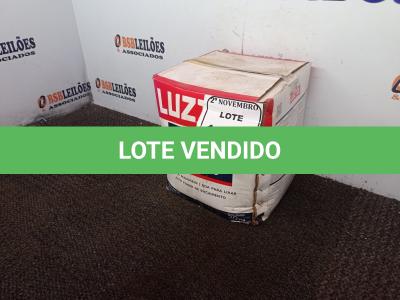 LOTE 187 - 01 MASSA CORRIDA MARCA LUZTOL 20KG(NOVO). (NO ESTADO) ATENÇÃO! FAZER A VISITAÇÃO ANTES DE ARREMATAR, NÃO SABEMOS SE FUNCIONA. LEILÃO NÃO TEM GARANTIA E NEM DEVOLUÇÃO, SUJEITO A POSSÍVEIS AVARIAS VISÍVEIS/OCULTAS E/OU AUSÊNCIA DE COMPONENTES.