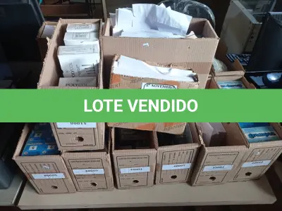 LOTE 226 - O1 LOTE C/MATERIAIS P/ESCRITÓRIO DIVERSOS(NOVO). (NO ESTADO) ATENÇÃO! FAZER A VISITAÇÃO ANTES DE ARREMATAR, NÃO SABEMOS SE FUNCIONA. LEILÃO NÃO TEM GARANTIA E NEM DEVOLUÇÃO, SUJEITO A POSSÍVEIS AVARIAS VISÍVEIS/OCULTAS E/OU AUSÊNCIA DE COMPONENTES.