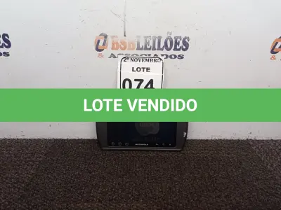 LOTE 074 - 01 TABLET MARCA MOTOROLA MODELO ET1 S/CARREGADOR. (NO ESTADO) ATENÇÃO! FAZER A VISITAÇÃO ANTES DE ARREMATAR, NÃO SABEMOS SE FUNCIONA. LEILÃO NÃO TEM GARANTIA E NEM DEVOLUÇÃO, SUJEITO A POSSÍVEIS AVARIAS VISÍVEIS/OCULTAS E/OU AUSÊNCIA DE COMPONENTES.