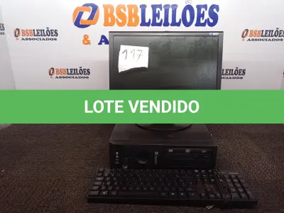 LOTE 117 - 01 CPU ITAUTEC, 01 MONITOR AOC E TECLADO. (NO ESTADO) ATENÇÃO! FAZER A VISITAÇÃO ANTES DE ARREMATAR, NÃO SABEMOS SE FUNCIONA. LEILÃO NÃO TEM GARANTIA E NEM DEVOLUÇÃO, SUJEITO A POSSÍVEIS AVARIAS VISÍVEIS/OCULTAS E/OU AUSÊNCIA DE COMPONENTES.