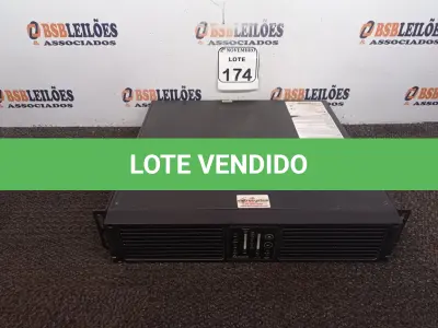 LOTE 174 - 01 NOBREAK MARCA DELTA. (NO ESTADO) ATENÇÃO! FAZER A VISITAÇÃO ANTES DE ARREMATAR, NÃO SABEMOS SE FUNCIONA. LEILÃO NÃO TEM GARANTIA E NEM DEVOLUÇÃO, SUJEITO A POSSÍVEIS AVARIAS VISÍVEIS/OCULTAS E/OU AUSÊNCIA DE COMPONENTES.