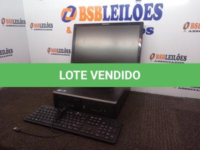 LOTE 236 - 01 CPU HP, 01 MONITOR LENOVO E 01 TECLADO. (NO ESTADO) ATENÇÃO! FAZER A VISITAÇÃO ANTES DE ARREMATAR, NÃO SABEMOS SE FUNCIONA. LEILÃO NÃO TEM GARANTIA E NEM DEVOLUÇÃO, SUJEITO A POSSÍVEIS AVARIAS VISÍVEIS/OCULTAS E/OU AUSÊNCIA DE COMPONENTES.