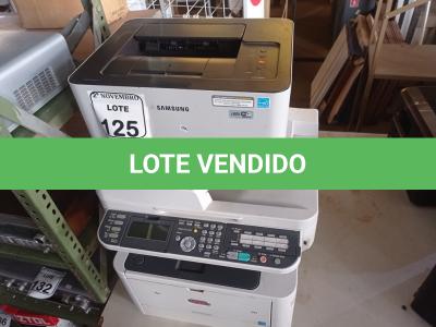 LOTE 125 - 02 IMPRESSORAS MULTIFUNCIONAIS MARCA OKI E SAMSUMG. (NO ESTADO) ATENÇÃO! FAZER A VISITAÇÃO ANTES DE ARREMATAR, NÃO SABEMOS SE FUNCIONA. LEILÃO NÃO TEM GARANTIA E NEM DEVOLUÇÃO, SUJEITO A POSSÍVEIS AVARIAS VISÍVEIS/OCULTAS E/OU AUSÊNCIA DE COMPONENTES.