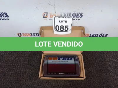 LOTE 085 - 01 TABLET MARCA MOTOROLA MODELO ET1 S/CARREGADOR. (NO ESTADO) ATENÇÃO! FAZER A VISITAÇÃO ANTES DE ARREMATAR, NÃO SABEMOS SE FUNCIONA. LEILÃO NÃO TEM GARANTIA E NEM DEVOLUÇÃO, SUJEITO A POSSÍVEIS AVARIAS VISÍVEIS/OCULTAS E/OU AUSÊNCIA DE COMPONENTES.
