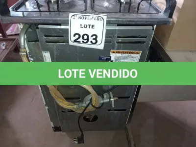 LOTE 293 - 01 FOGÃO A GÁS 04 BOCAS MARCA BRASTEMP. (NO ESTADO) ATENÇÃO! FAZER A VISITAÇÃO ANTES DE ARREMATAR, NÃO SABEMOS SE FUNCIONA. LEILÃO NÃO TEM GARANTIA E NEM DEVOLUÇÃO, SUJEITO A POSSÍVEIS AVARIAS VISÍVEIS/OCULTAS E/OU AUSÊNCIA DE COMPONENTES.