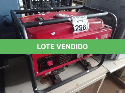 LOTE 296 - 01 GERADOR PORTÁTIL MARCA BRANBCO MODELO B4T2500-S 110/220V.(FUNCIONANDO) (NO ESTADO) ATENÇÃO! FAZER A VISITAÇÃO ANTES DE ARREMATAR, NÃO SABEMOS SE FUNCIONA. LEILÃO NÃO TEM GARANTIA E NEM DEVOLUÇÃO, SUJEITO A POSSÍVEIS AVARIAS VISÍVEIS/OCULTAS E/OU AUSÊNCIA DE COMPONENTES.
