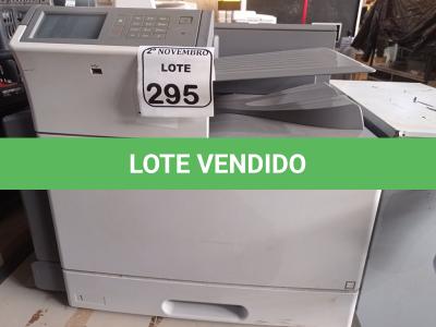LOTE 295 - 01 IMPRESSORA MARCA LEXMARK MODELO C950DE. (NO ESTADO) ATENÇÃO! FAZER A VISITAÇÃO ANTES DE ARREMATAR, NÃO SABEMOS SE FUNCIONA. LEILÃO NÃO TEM GARANTIA E NEM DEVOLUÇÃO, SUJEITO A POSSÍVEIS AVARIAS VISÍVEIS/OCULTAS E/OU AUSÊNCIA DE COMPONENTES.