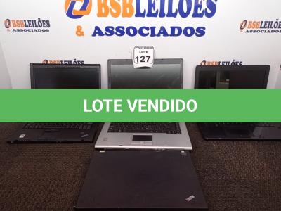 LOTE 127 - 04 NOTEBOOKS MARCAS E MODELOS DIVERSOS P/RETIRADA DE PEÇAS. (NO ESTADO) ATENÇÃO! FAZER A VISITAÇÃO ANTES DE ARREMATAR, NÃO SABEMOS SE FUNCIONA. LEILÃO NÃO TEM GARANTIA E NEM DEVOLUÇÃO, SUJEITO A POSSÍVEIS AVARIAS VISÍVEIS/OCULTAS E/OU AUSÊNCIA DE COMPONENTES.