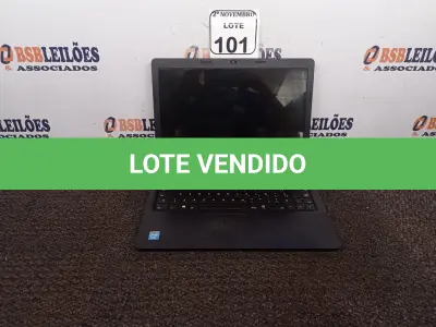 LOTE 101 - 01 NOTEBOOK MARCA CCE. (NO ESTADO) ATENÇÃO! FAZER A VISITAÇÃO ANTES DE ARREMATAR, NÃO SABEMOS SE FUNCIONA. LEILÃO NÃO TEM GARANTIA E NEM DEVOLUÇÃO, SUJEITO A POSSÍVEIS AVARIAS VISÍVEIS/OCULTAS E/OU AUSÊNCIA DE COMPONENTES.