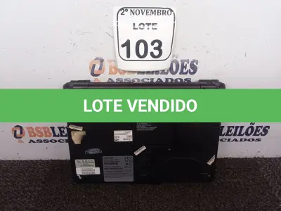 LOTE 103 - 01 NOTEBOOK MARCA TOSHIBA. (NO ESTADO) ATENÇÃO! FAZER A VISITAÇÃO ANTES DE ARREMATAR, NÃO SABEMOS SE FUNCIONA. LEILÃO NÃO TEM GARANTIA E NEM DEVOLUÇÃO, SUJEITO A POSSÍVEIS AVARIAS VISÍVEIS/OCULTAS E/OU AUSÊNCIA DE COMPONENTES.