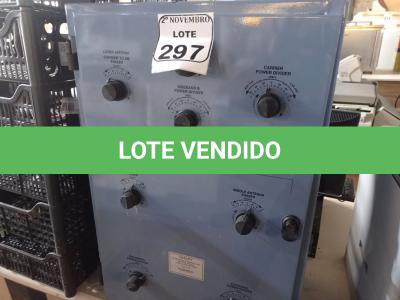 LOTE 297 - 01 QUADRO DE DISTRIBUIÇÃO MARCA THALES. (NO ESTADO) ATENÇÃO! FAZER A VISITAÇÃO ANTES DE ARREMATAR, NÃO SABEMOS SE FUNCIONA. LEILÃO NÃO TEM GARANTIA E NEM DEVOLUÇÃO, SUJEITO A POSSÍVEIS AVARIAS VISÍVEIS/OCULTAS E/OU AUSÊNCIA DE COMPONENTES.