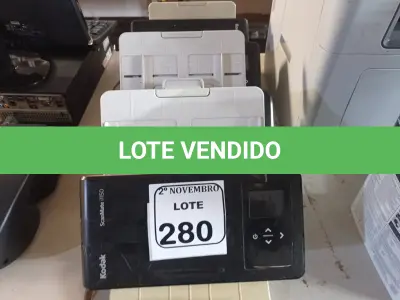 LOTE 280 - 04 SCANNER’S MARCA KODAK. (NO ESTADO) ATENÇÃO! FAZER A VISITAÇÃO ANTES DE ARREMATAR, NÃO SABEMOS SE FUNCIONA. LEILÃO NÃO TEM GARANTIA E NEM DEVOLUÇÃO, SUJEITO A POSSÍVEIS AVARIAS VISÍVEIS/OCULTAS E/OU AUSÊNCIA DE COMPONENTES.