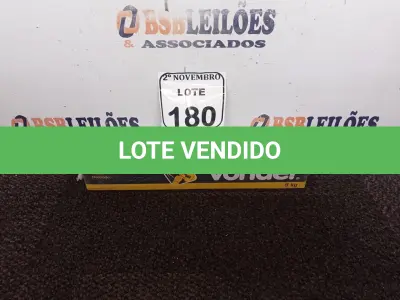 LOTE 180 - 5KG DE ELETRODOS 3,25MM MARCA VONDER(NOVO). (NO ESTADO) ATENÇÃO! FAZER A VISITAÇÃO ANTES DE ARREMATAR, NÃO SABEMOS SE FUNCIONA. LEILÃO NÃO TEM GARANTIA E NEM DEVOLUÇÃO, SUJEITO A POSSÍVEIS AVARIAS VISÍVEIS/OCULTAS E/OU AUSÊNCIA DE COMPONENTES.