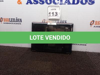 LOTE 113 - 01 NOTEBOOK MARCA POSTIVO. (NO ESTADO) ATENÇÃO! FAZER A VISITAÇÃO ANTES DE ARREMATAR, NÃO SABEMOS SE FUNCIONA. LEILÃO NÃO TEM GARANTIA E NEM DEVOLUÇÃO, SUJEITO A POSSÍVEIS AVARIAS VISÍVEIS/OCULTAS E/OU AUSÊNCIA DE COMPONENTES.