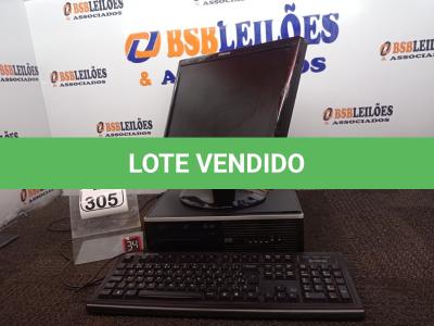 LOTE 305 - 01 CPU MARCA HP, 01 MONITOR MARCA LENOVO E 01 TECLADO. (NO ESTADO) ATENÇÃO! FAZER A VISITAÇÃO ANTES DE ARREMATAR, NÃO SABEMOS SE FUNCIONA. LEILÃO NÃO TEM GARANTIA E NEM DEVOLUÇÃO, SUJEITO A POSSÍVEIS AVARIAS VISÍVEIS/OCULTAS E/OU AUSÊNCIA DE COMPONENTES.