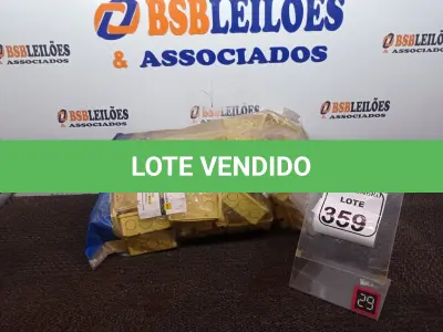 LOTE 359 - 01 SACO DE CAIXAS PARA EMBUTIR AMARELA STANDART(NOVO). (NO ESTADO) ATENÇÃO! FAZER A VISITAÇÃO ANTES DE ARREMATAR, NÃO SABEMOS SE FUNCIONA. LEILÃO NÃO TEM GARANTIA E NEM DEVOLUÇÃO, SUJEITO A POSSÍVEIS AVARIAS VISÍVEIS/OCULTAS E/OU AUSÊNCIA DE COMPONENTES.