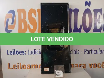LOTE 408 - 01 PIA 1.20X50CM COR PRETA(NOVO). (NO ESTADO) ATENÇÃO! FAZER A VISITAÇÃO ANTES DE ARREMATAR, NÃO SABEMOS SE FUNCIONA. LEILÃO NÃO TEM GARANTIA E NEM DEVOLUÇÃO, SUJEITO A POSSÍVEIS AVARIAS VISÍVEIS/OCULTAS E/OU AUSÊNCIA DE COMPONENTES.