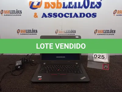 LOTE 025 - 01 NOTEBOOK MARCA LENOVO AMD A6-RADEON DDR 3 4 DE MEMÓRIA RAM HD DE 500 SEGURANDO A BATERIA E CARREGADOR ORIGINAL. (NO ESTADO) ATENÇÃO! FAZER A VISITAÇÃO ANTES DE ARREMATAR, NÃO SABEMOS SE FUNCIONA. LEILÃO NÃO TEM GARANTIA E NEM DEVOLUÇÃO, SUJEITO A POSSÍVEIS AVARIAS VISÍVEIS/OCULTAS E/OU AUSÊNCIA DE COMPONENTES.
