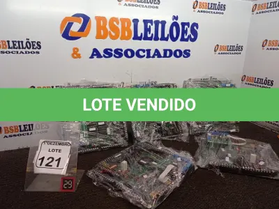 LOTE 121 - 05 PLACAS ELETRÔNICAS. (NO ESTADO) ATENÇÃO! FAZER A VISITAÇÃO ANTES DE ARREMATAR, NÃO SABEMOS SE FUNCIONA. LEILÃO NÃO TEM GARANTIA E NEM DEVOLUÇÃO, SUJEITO A POSSÍVEIS AVARIAS VISÍVEIS/OCULTAS E/OU AUSÊNCIA DE COMPONENTES.