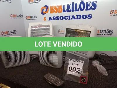 LOTE 002 - 04 AQUECEDORES PORTÁTEIS MARCAS E MODELOS DIVERSOS. (NO ESTADO) ATENÇÃO! FAZER A VISITAÇÃO ANTES DE ARREMATAR, NÃO SABEMOS SE FUNCIONA. LEILÃO NÃO TEM GARANTIA E NEM DEVOLUÇÃO, SUJEITO A POSSÍVEIS AVARIAS VISÍVEIS/OCULTAS E/OU AUSÊNCIA DE COMPONENTES.
