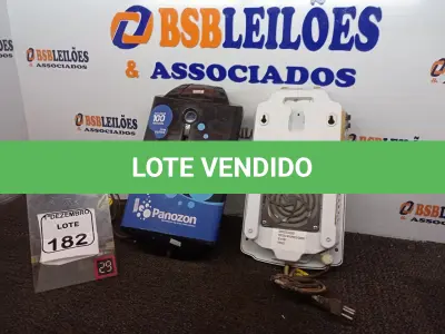 LOTE 182 - 02 GERADORES DE OZÔNIO P/PISCINA. (NO ESTADO) ATENÇÃO! FAZER A VISITAÇÃO ANTES DE ARREMATAR, NÃO SABEMOS SE FUNCIONA. LEILÃO NÃO TEM GARANTIA E NEM DEVOLUÇÃO, SUJEITO A POSSÍVEIS AVARIAS VISÍVEIS/OCULTAS E/OU AUSÊNCIA DE COMPONENTES.
