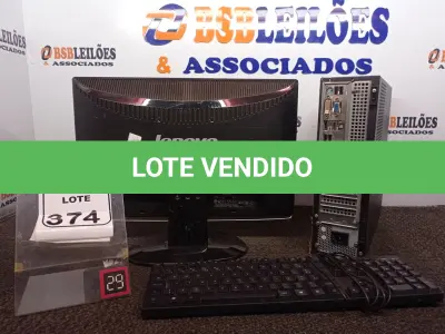 LOTE 374 - 01 CPU ITAUTEC, 01 MONITOR LENOVO E TECLADO. (NO ESTADO) ATENÇÃO! FAZER A VISITAÇÃO ANTES DE ARREMATAR, NÃO SABEMOS SE FUNCIONA. LEILÃO NÃO TEM GARANTIA E NEM DEVOLUÇÃO, SUJEITO A POSSÍVEIS AVARIAS VISÍVEIS/OCULTAS E/OU AUSÊNCIA DE COMPONENTES.