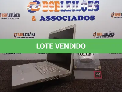 LOTE 019 - 01 MACBOOK PRO MARCA APPLE. (NO ESTADO) ATENÇÃO! FAZER A VISITAÇÃO ANTES DE ARREMATAR, NÃO SABEMOS SE FUNCIONA. LEILÃO NÃO TEM GARANTIA E NEM DEVOLUÇÃO, SUJEITO A POSSÍVEIS AVARIAS VISÍVEIS/OCULTAS E/OU AUSÊNCIA DE COMPONENTES.