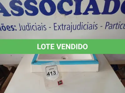 LOTE 413 - 01 CUBA QUADRADA BRANCA(NOVO). (NO ESTADO) ATENÇÃO! FAZER A VISITAÇÃO ANTES DE ARREMATAR, NÃO SABEMOS SE FUNCIONA. LEILÃO NÃO TEM GARANTIA E NEM DEVOLUÇÃO, SUJEITO A POSSÍVEIS AVARIAS VISÍVEIS/OCULTAS E/OU AUSÊNCIA DE COMPONENTES.
