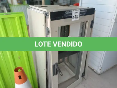 LOTE 470 - 01 RACK DE FERRO PEQUENO. (NO ESTADO) ATENÇÃO! FAZER A VISITAÇÃO ANTES DE ARREMATAR, NÃO SABEMOS SE FUNCIONA. LEILÃO NÃO TEM GARANTIA E NEM DEVOLUÇÃO, SUJEITO A POSSÍVEIS AVARIAS VISÍVEIS/OCULTAS E/OU AUSÊNCIA DE COMPONENTES.